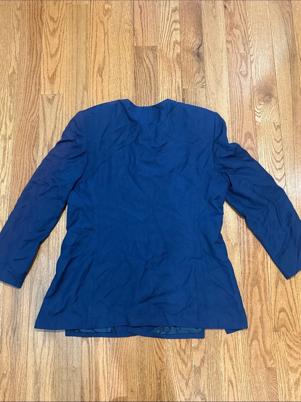 Christian Dior Vintage Navy Jacket with Gold Buttons Size 16